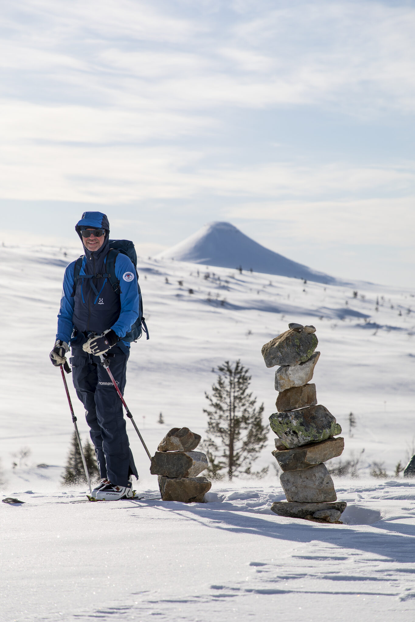 GoBeActive
Fjätervålen, Dalarna
Fjällguiden Lars Svanerud framför Städjan